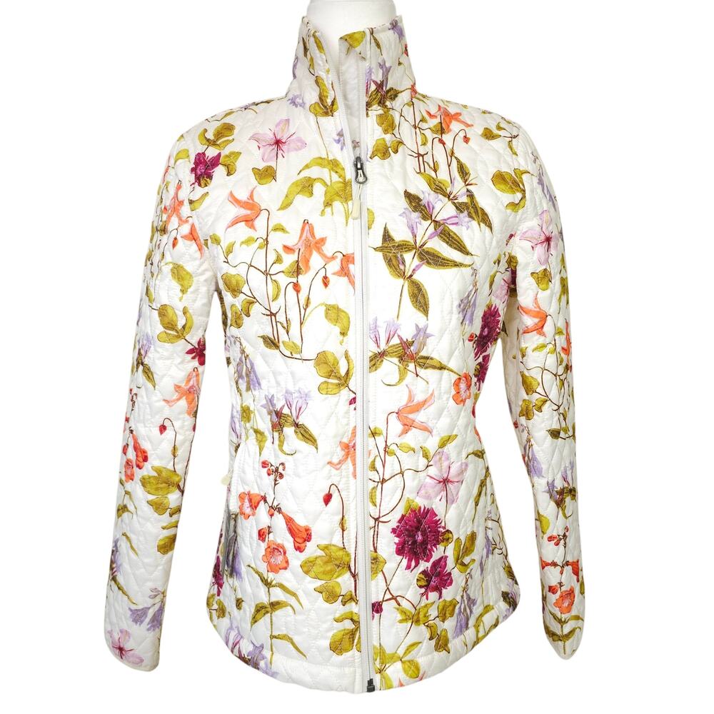 Lands' End Canopy Botanical PrimaLoft Packable Jacket XS NWT Floral